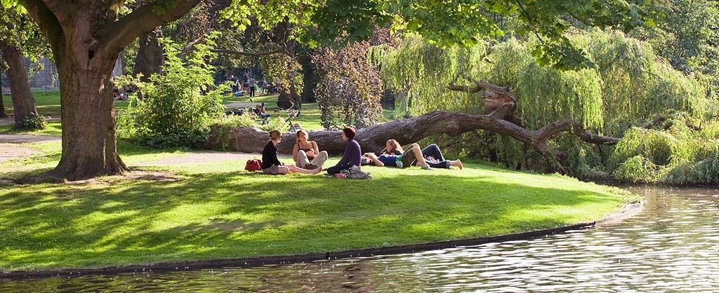 Oase der Ruhe, der Vondelpark