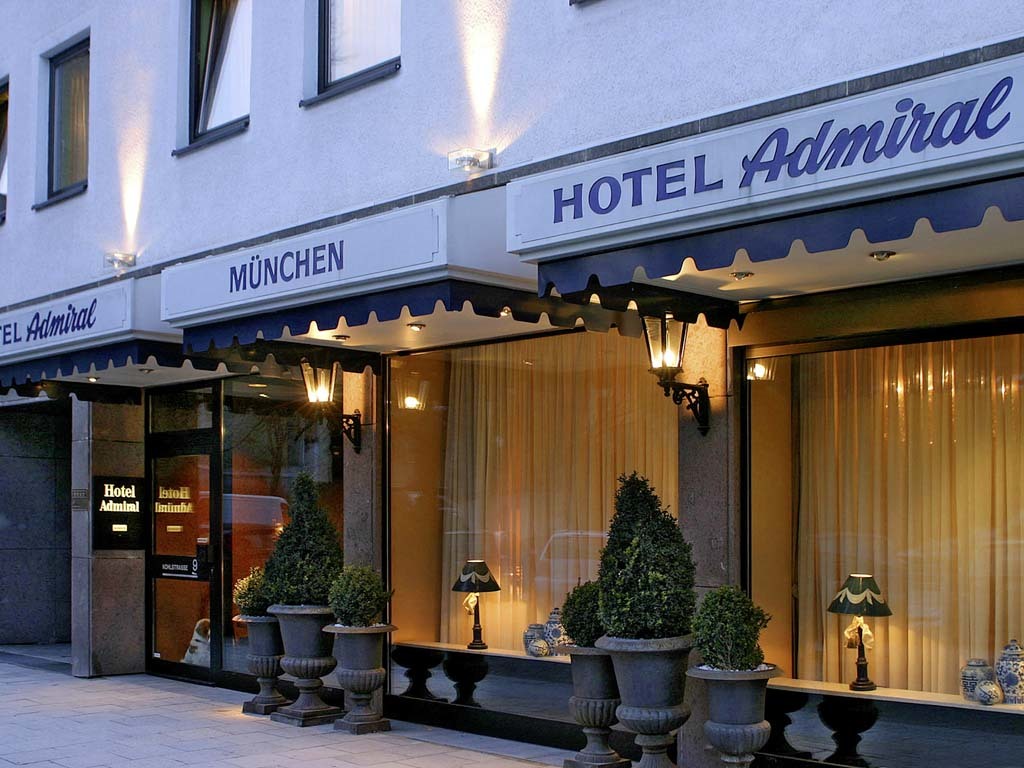 Hotel Admiral Muenchen, Kohlstrasse 9, D-80469 Munich, Tel. +49-89-216350