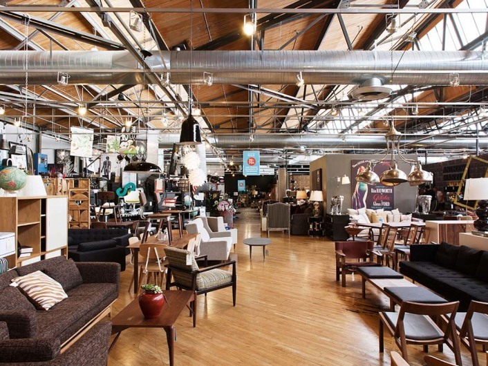 Buttercup Furniture Store at Helms Bakery, Culver City Los Angeles
