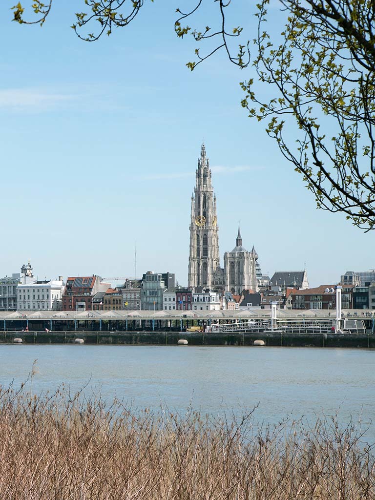 left bank of Schelde river