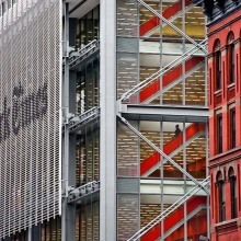 New York Times Building, Location: New York NY, Architect: Renzo Piano Building Workshop with FX Fowle Architects