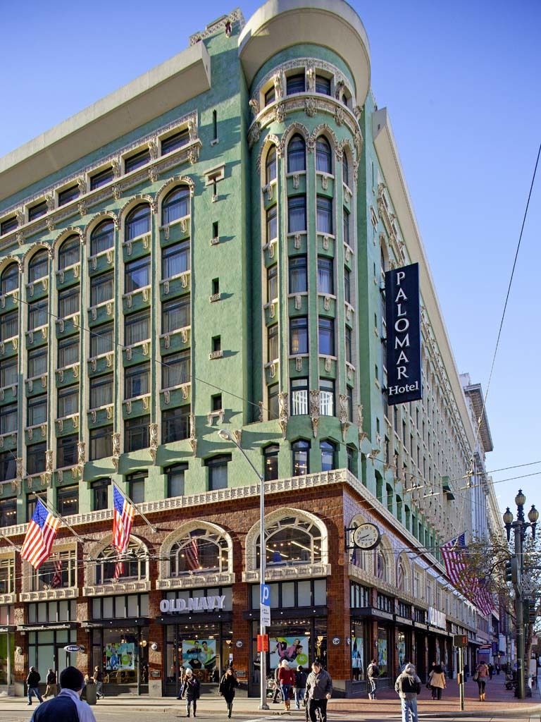 Hotel Palomar, San Francisco, California, USA, facade