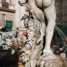 Piazza Navona mit Vier-StrÃ¶me-Brunnen - ROM