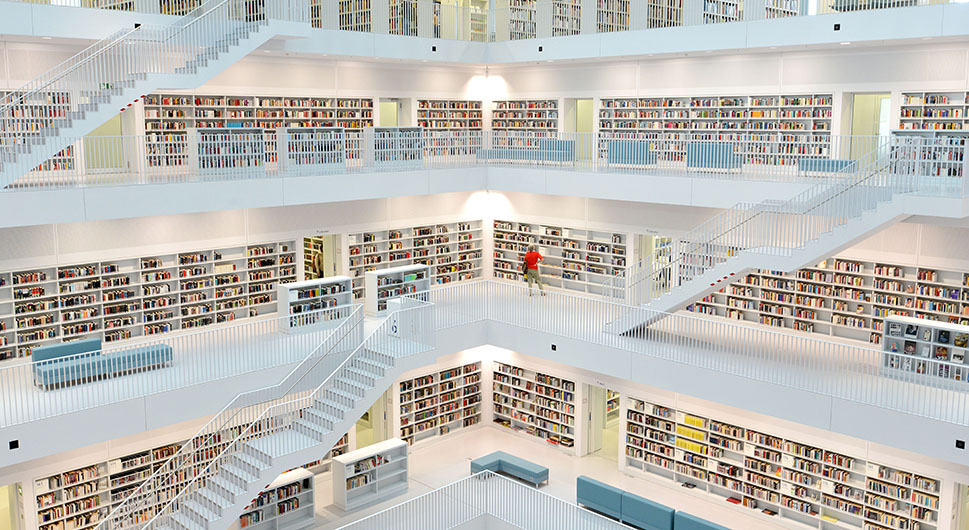 Stadtbibliothek Bibliothek Stuttgart - Bibliothek des Jahres 2013 Features (Foto: Martin Lorenz) (Martin Lorenz; Schelmenpfad 9; 71701 Schwieberdingen; +49160 960 538 46; mail@martinlorenz.net)
