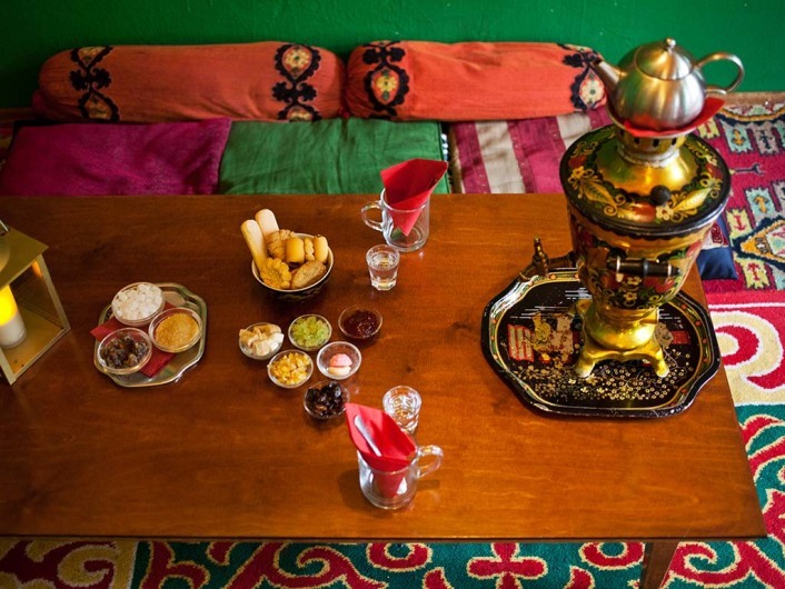 Tadshikische Teestube