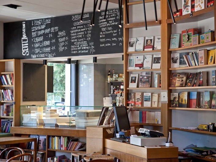 Via Settembrini books & cafÃ©, Rome, Italy