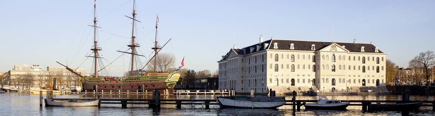 Het Scheepvaartmuseum am Rand des Stadtzentrums